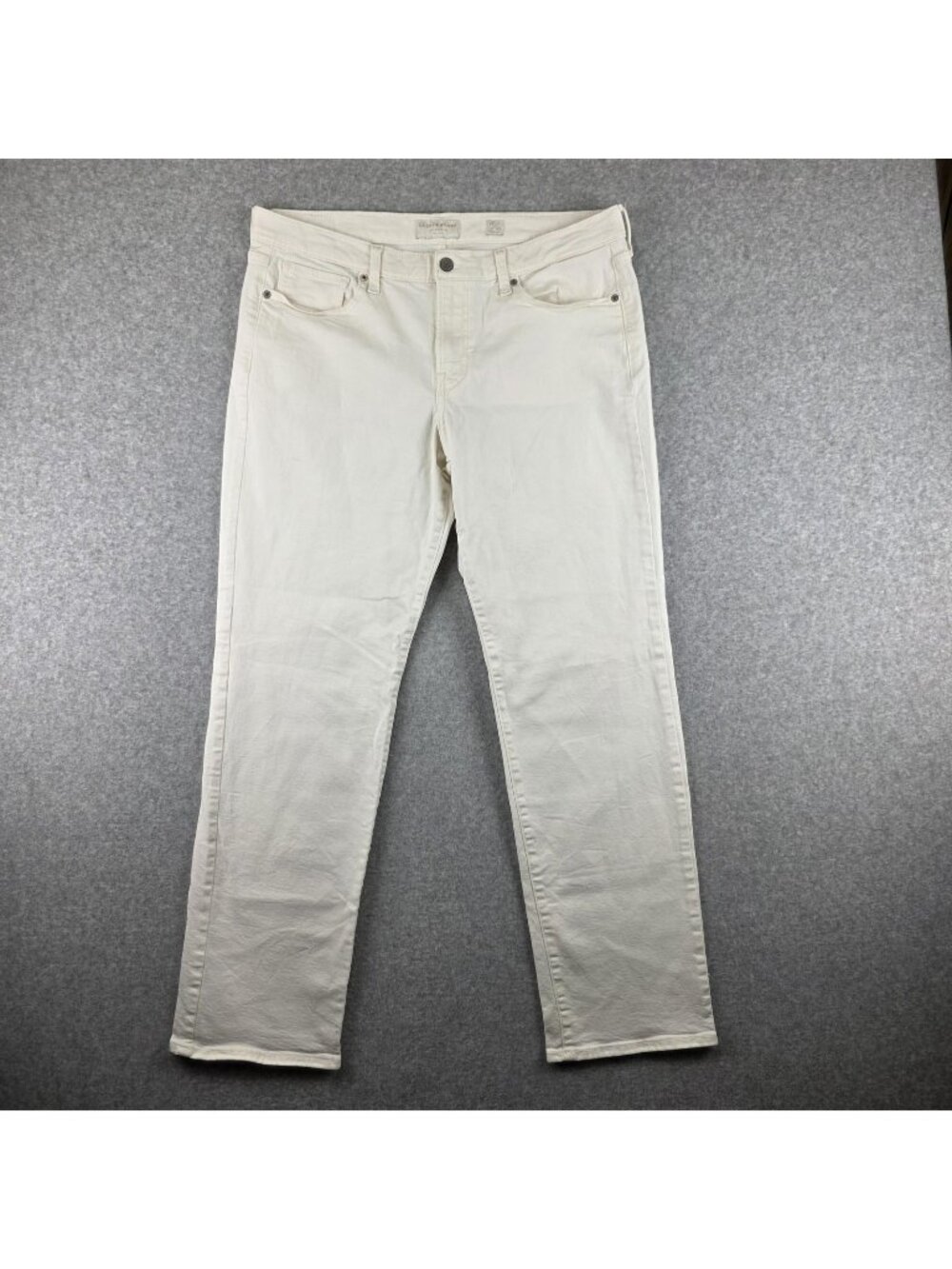 Lucky Brand Jeans Womens 14 Sweet Straight White Stretch Denim Mid Rise